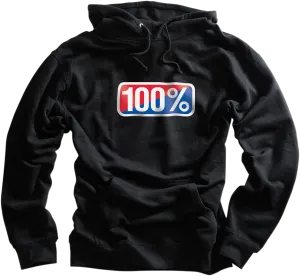 100% Classic Hoodie - Black - Medium 20029-00031