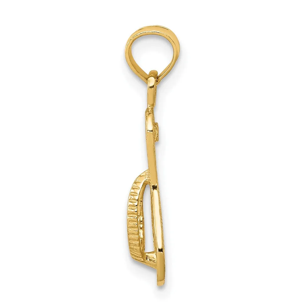 10k Single Flip-Flop Pendant-10C3228