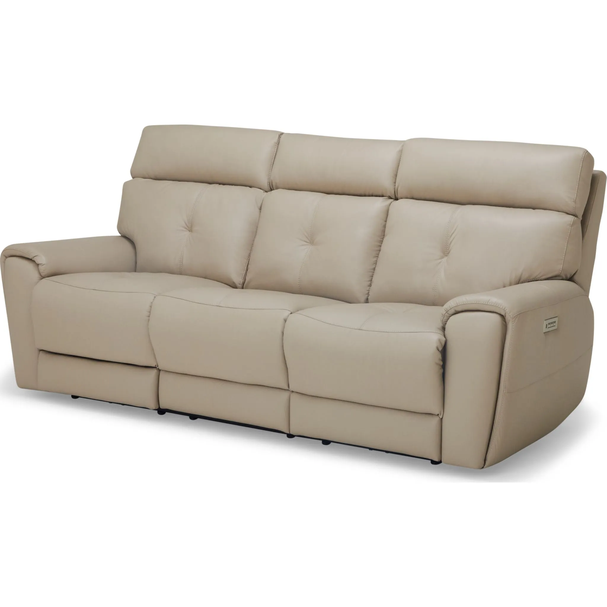 Aedon Power Reclining Sofa with Headrest and Lumbar - Bali Harvest