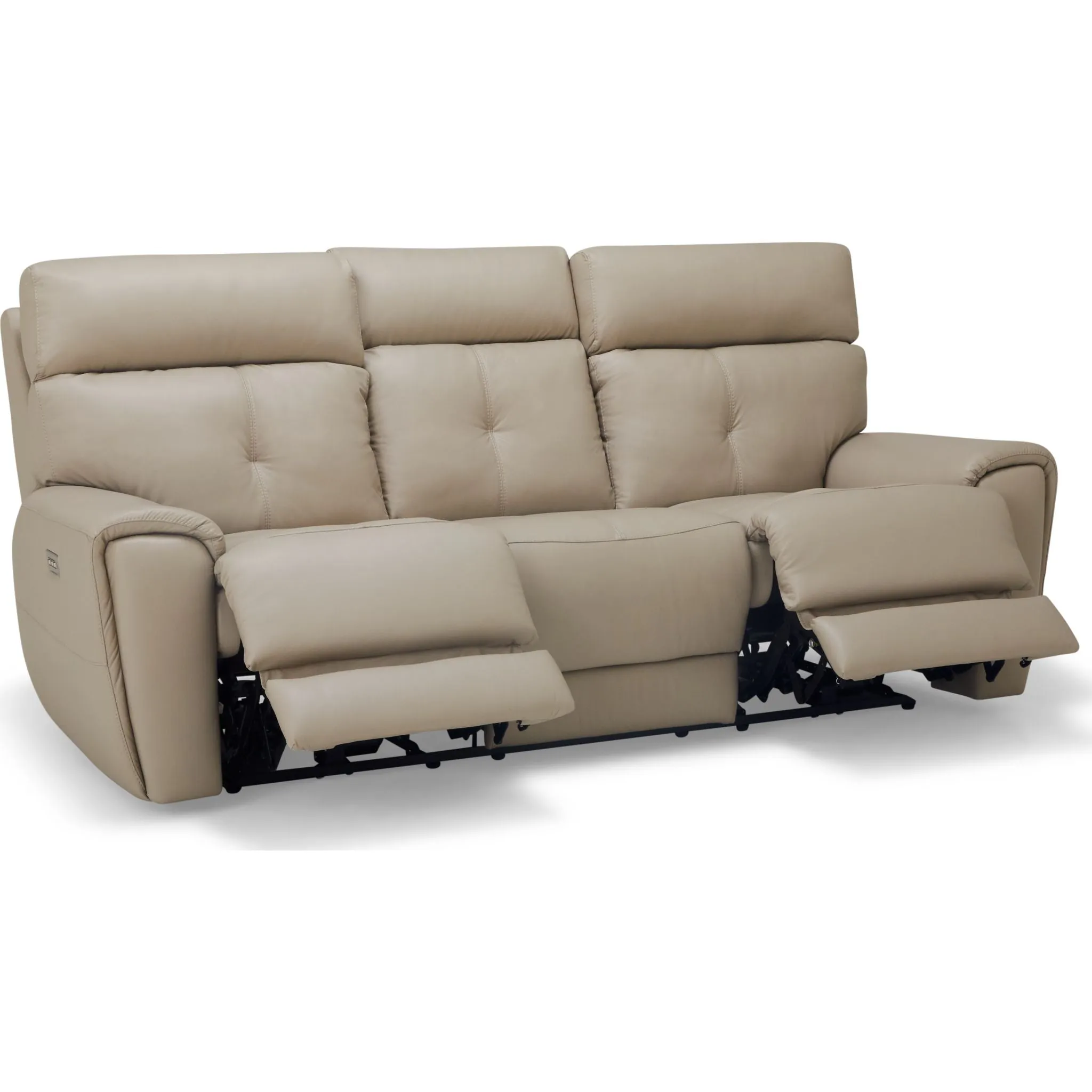 Aedon Power Reclining Sofa with Headrest and Lumbar - Bali Harvest