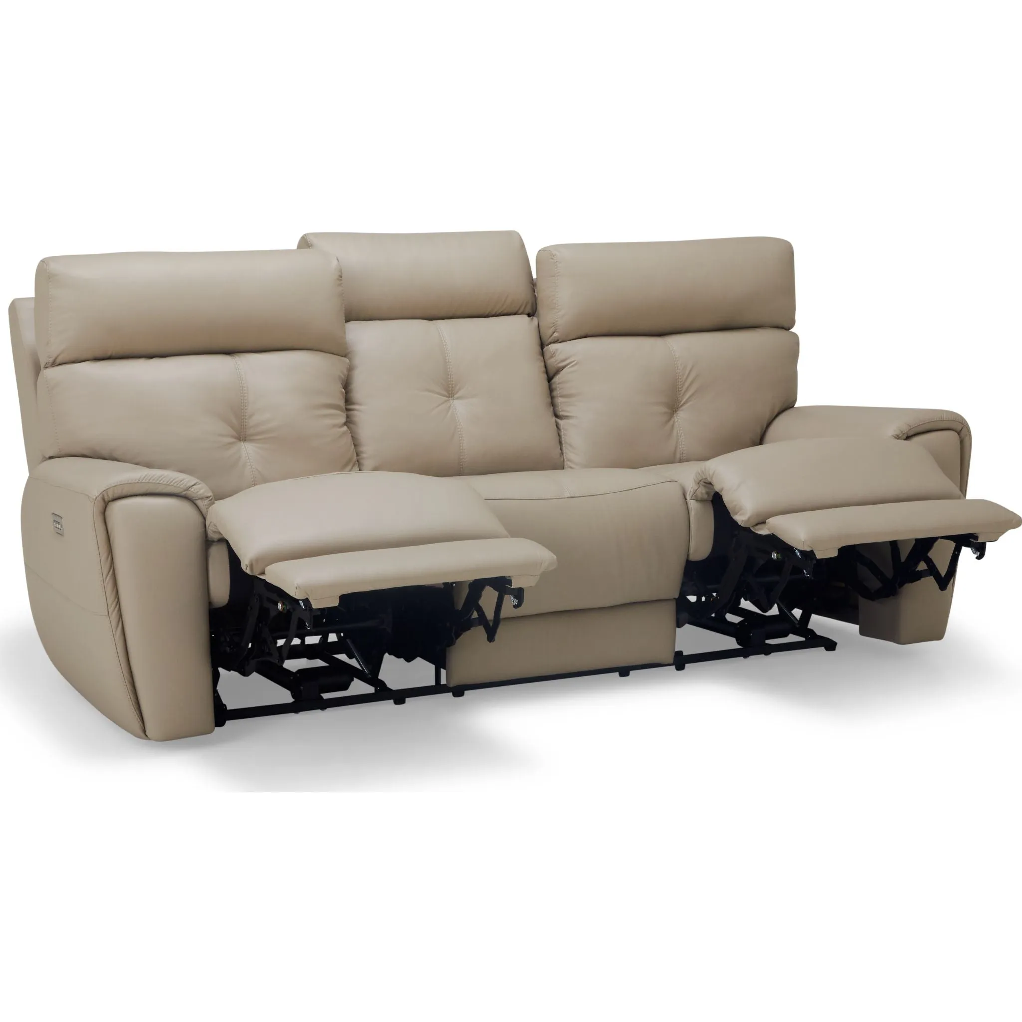 Aedon Power Reclining Sofa with Headrest and Lumbar - Bali Harvest
