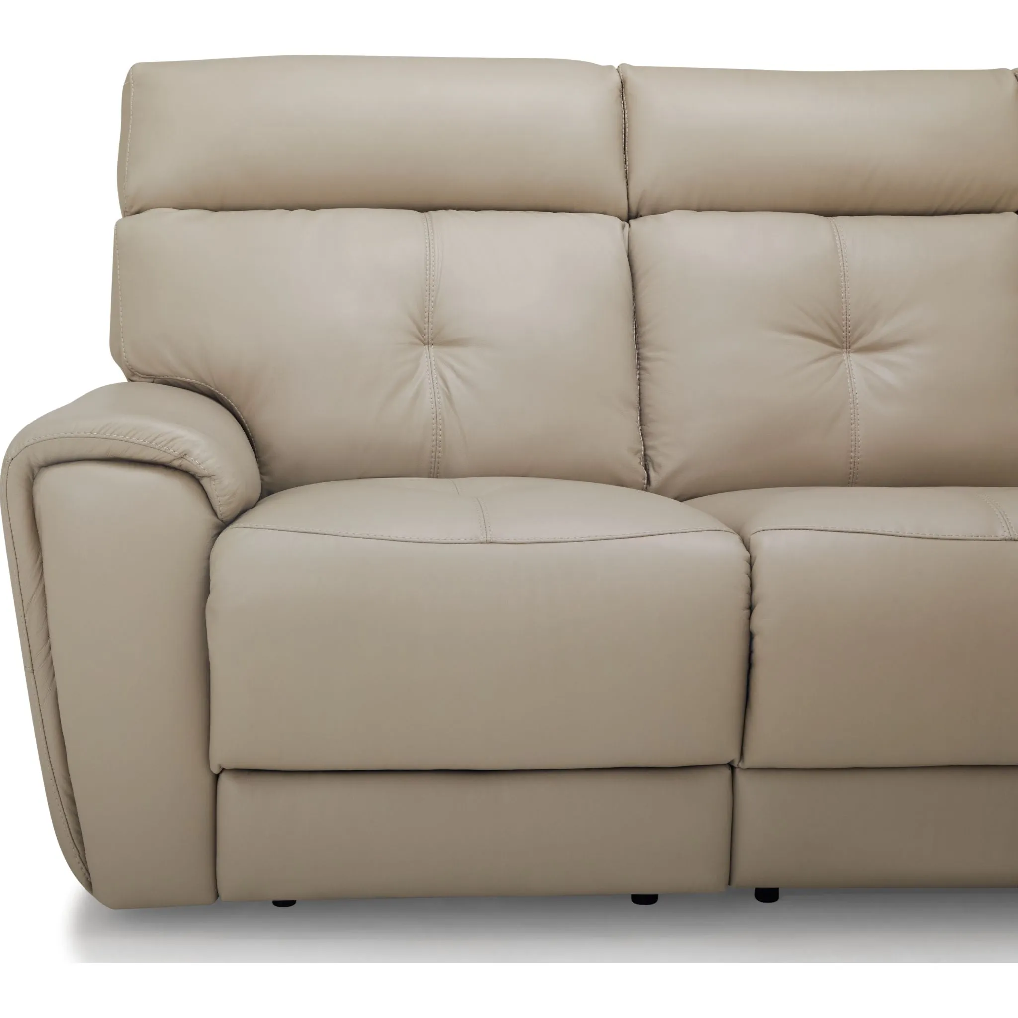 Aedon Power Reclining Sofa with Headrest and Lumbar - Bali Harvest