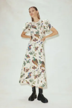 Alemais Birdie Midi Dress Multi Size 14 & 16