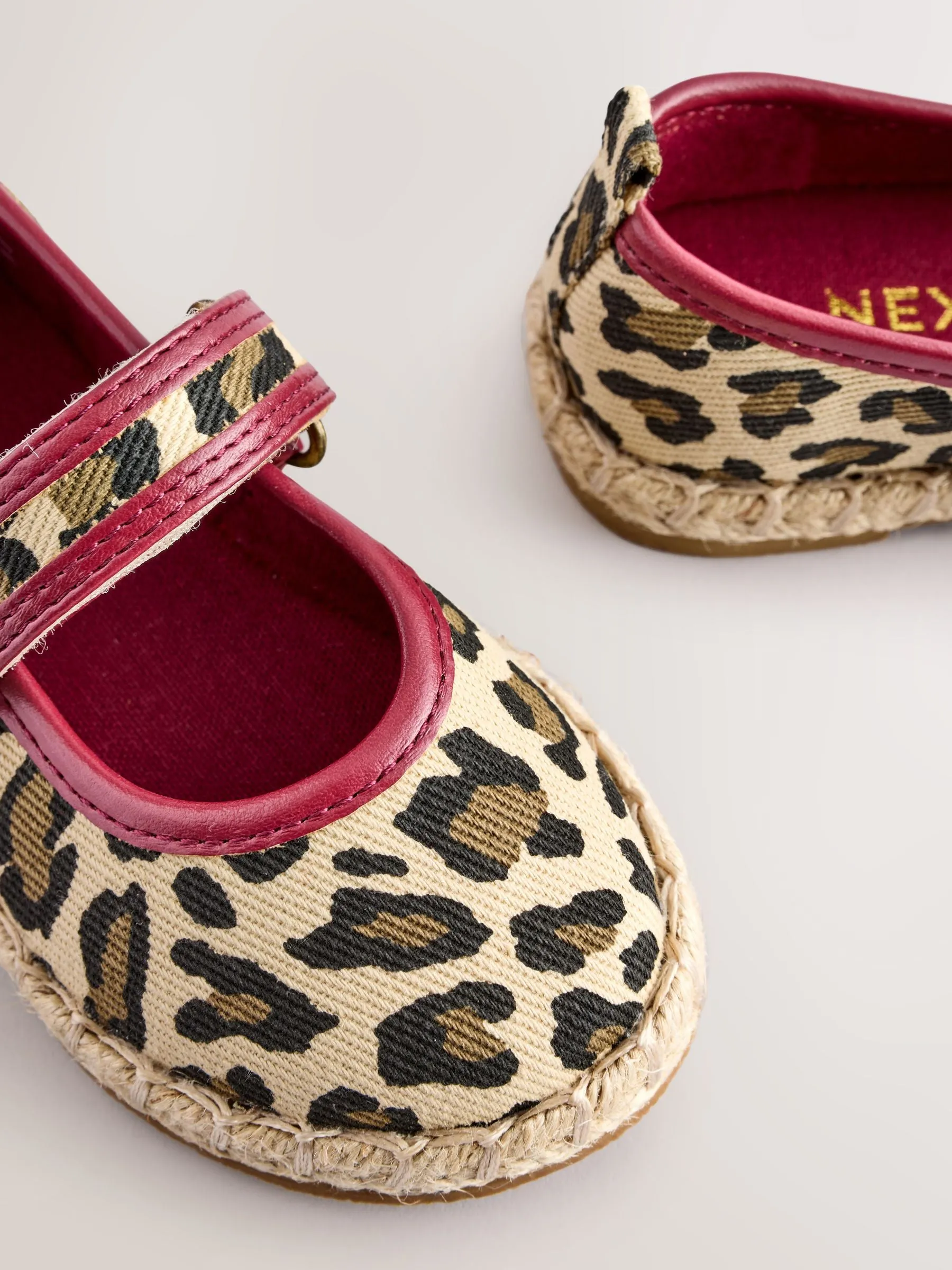 Animal Print Touch Fastening Espadrilles Shoes