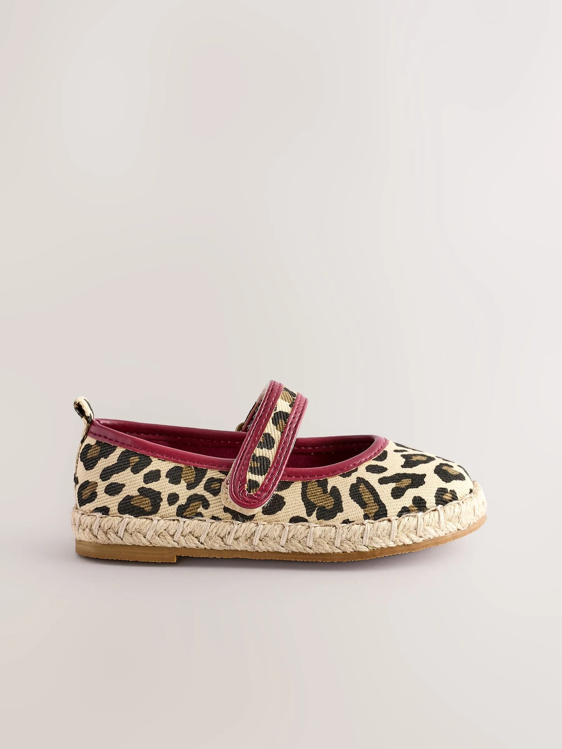 Animal Print Touch Fastening Espadrilles Shoes