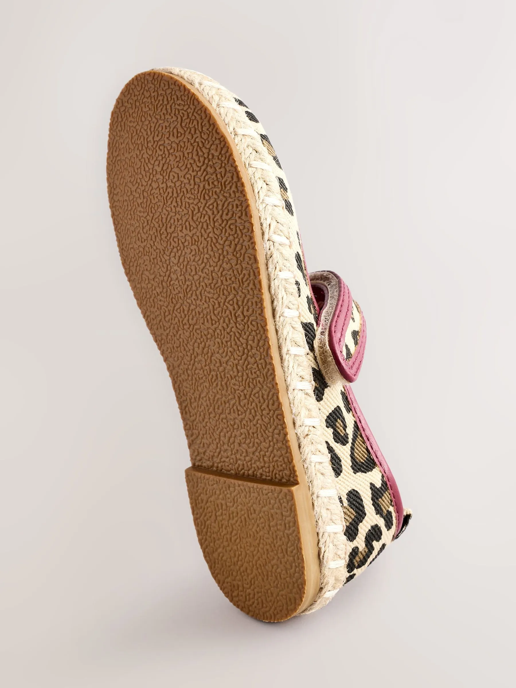 Animal Print Touch Fastening Espadrilles Shoes
