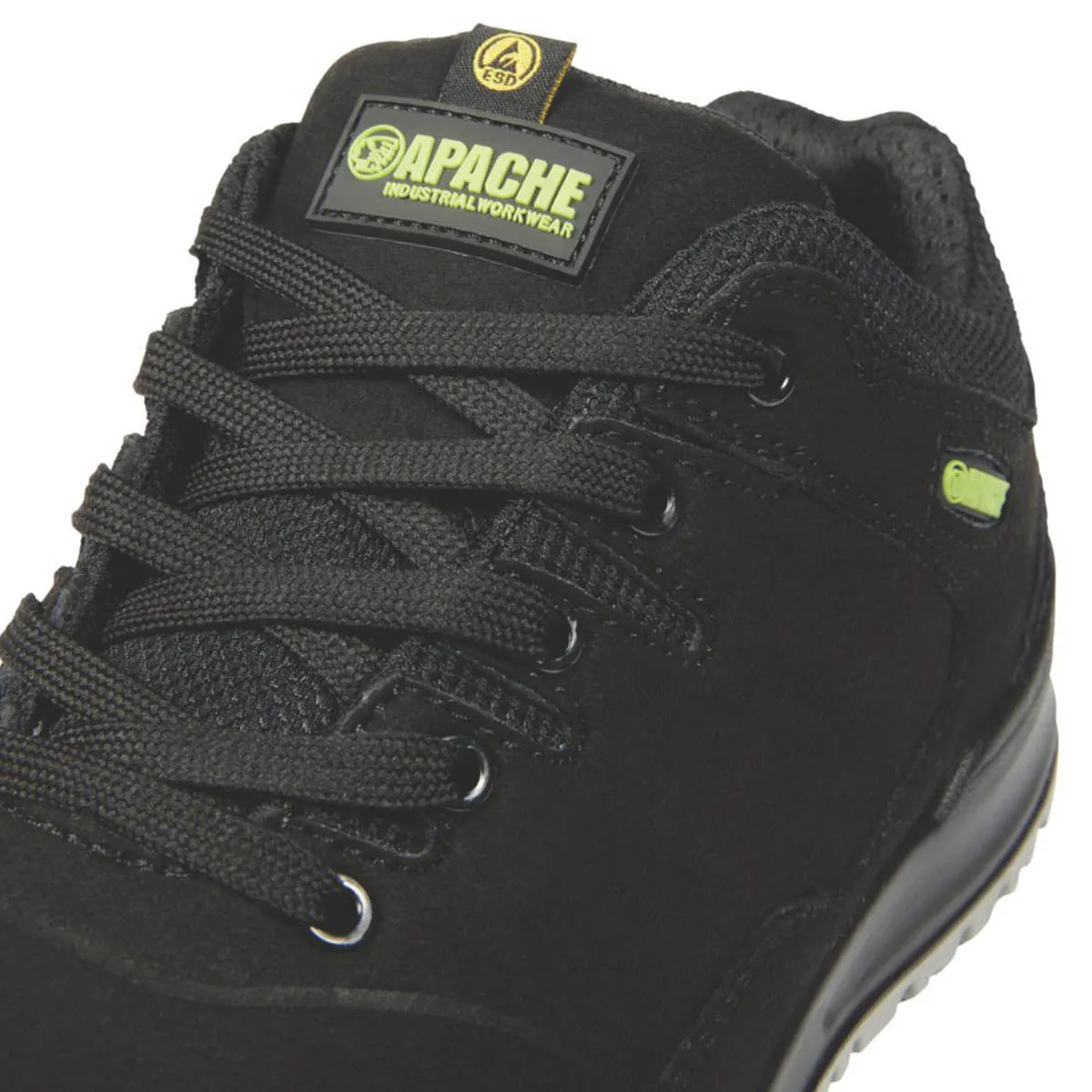 Apache Brampton Size 12  Black  Water-Resistant  Safety Trainers