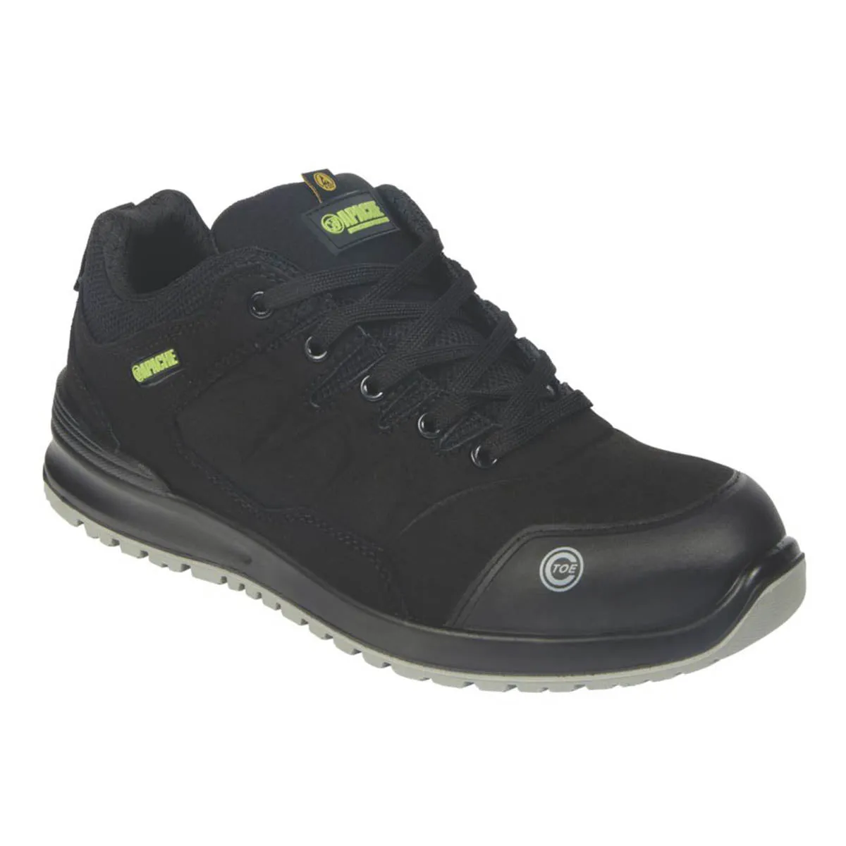 Apache Brampton Size 12  Black  Water-Resistant  Safety Trainers