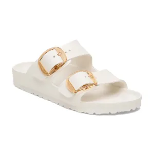 Arizona Big Buckle Eva Sandals in Eggshell