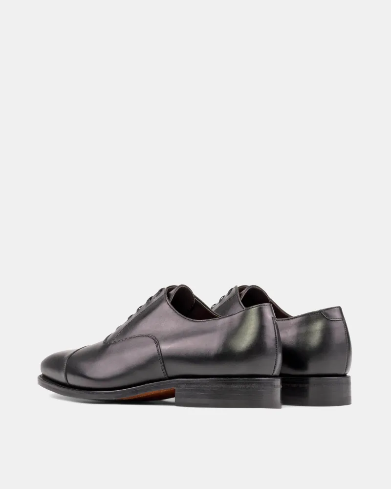 Ashford Black Cap Toe Oxford