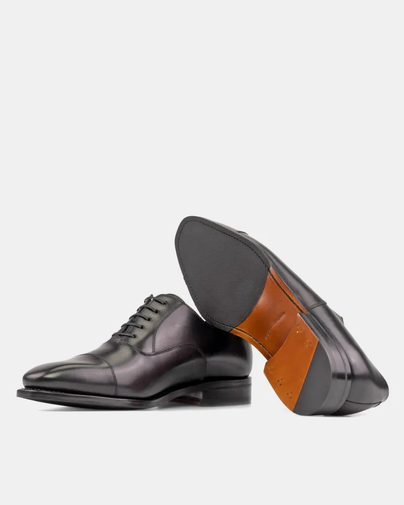Ashford Black Cap Toe Oxford