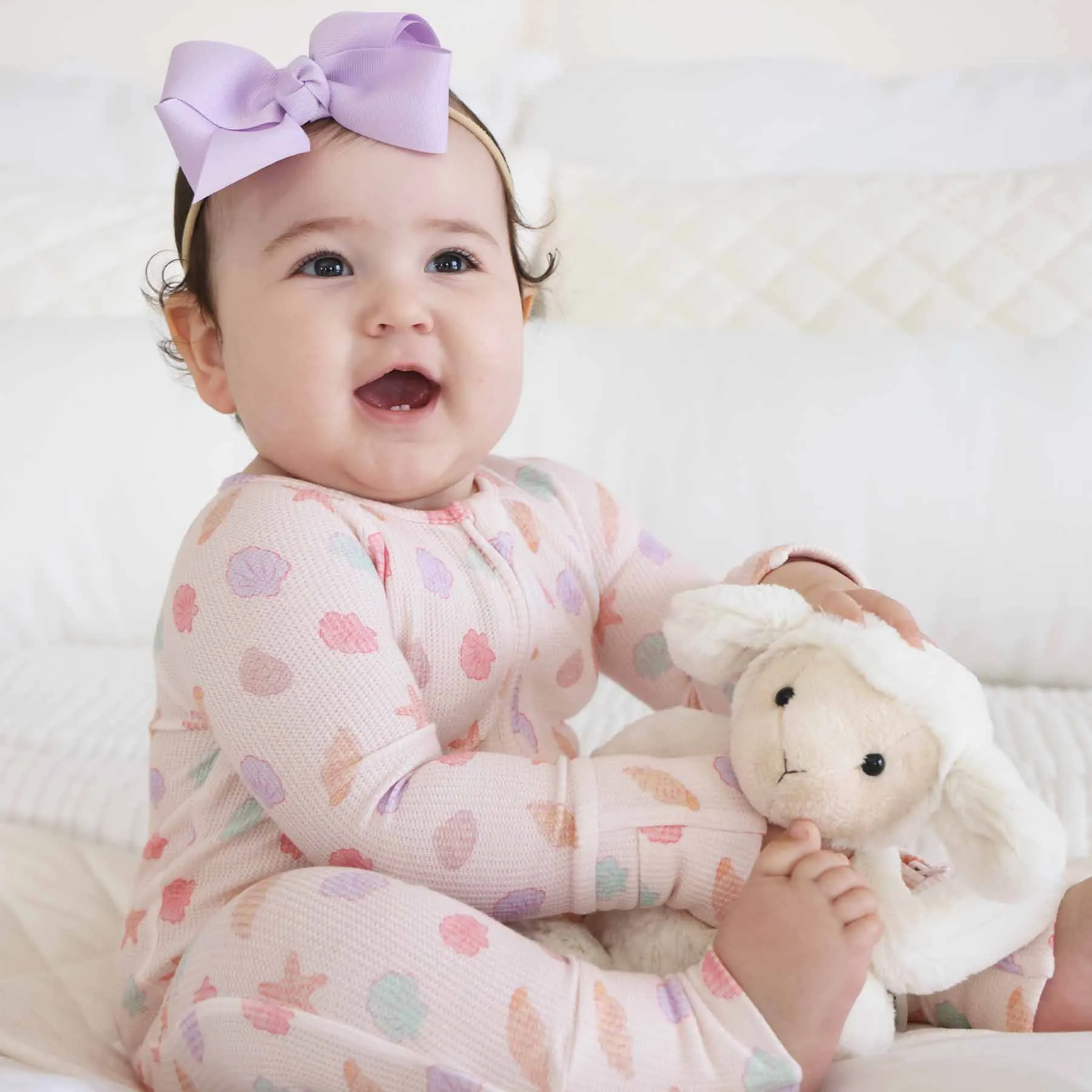 Beachy Waffle Bamboo Convertible Zip Rompers