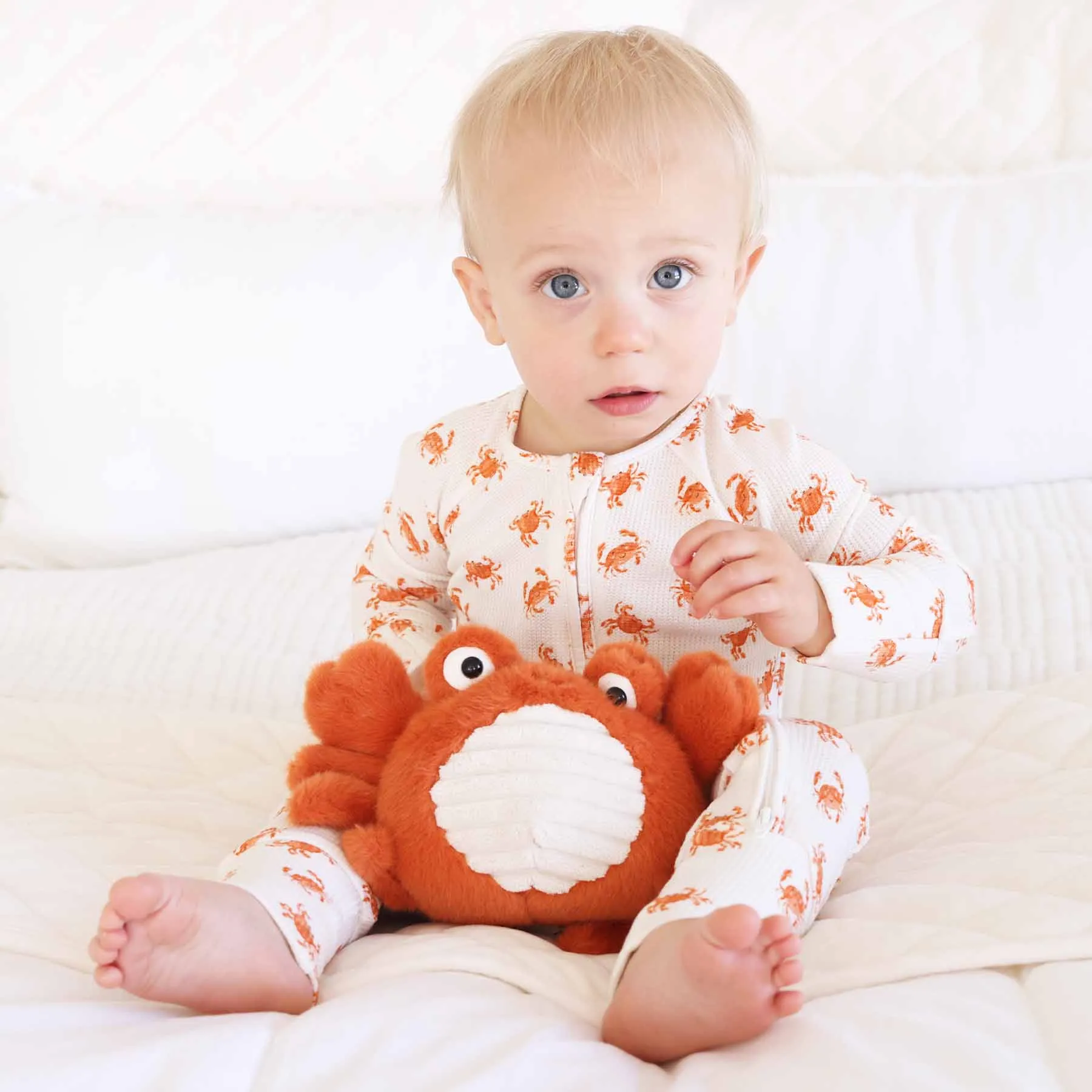 Beachy Waffle Bamboo Convertible Zip Rompers