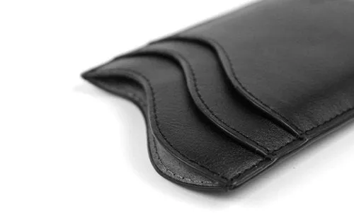 BodyGuardz BZ-KAI5-0912 Premium Leather Pocket Case for Apple iPhone 5 - 1 Pack - Retail Packaging - Black