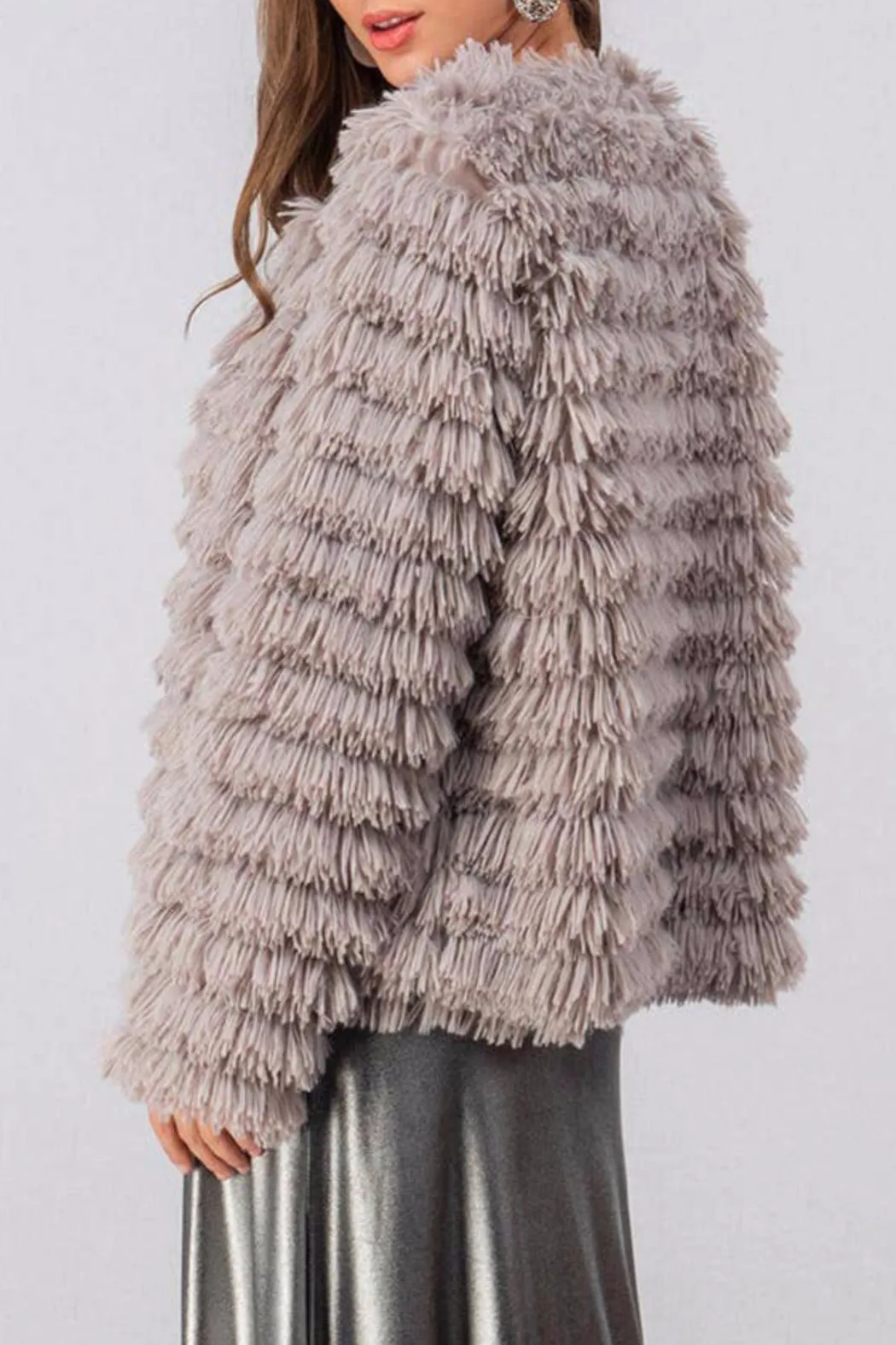 Boho Shaggy Coat