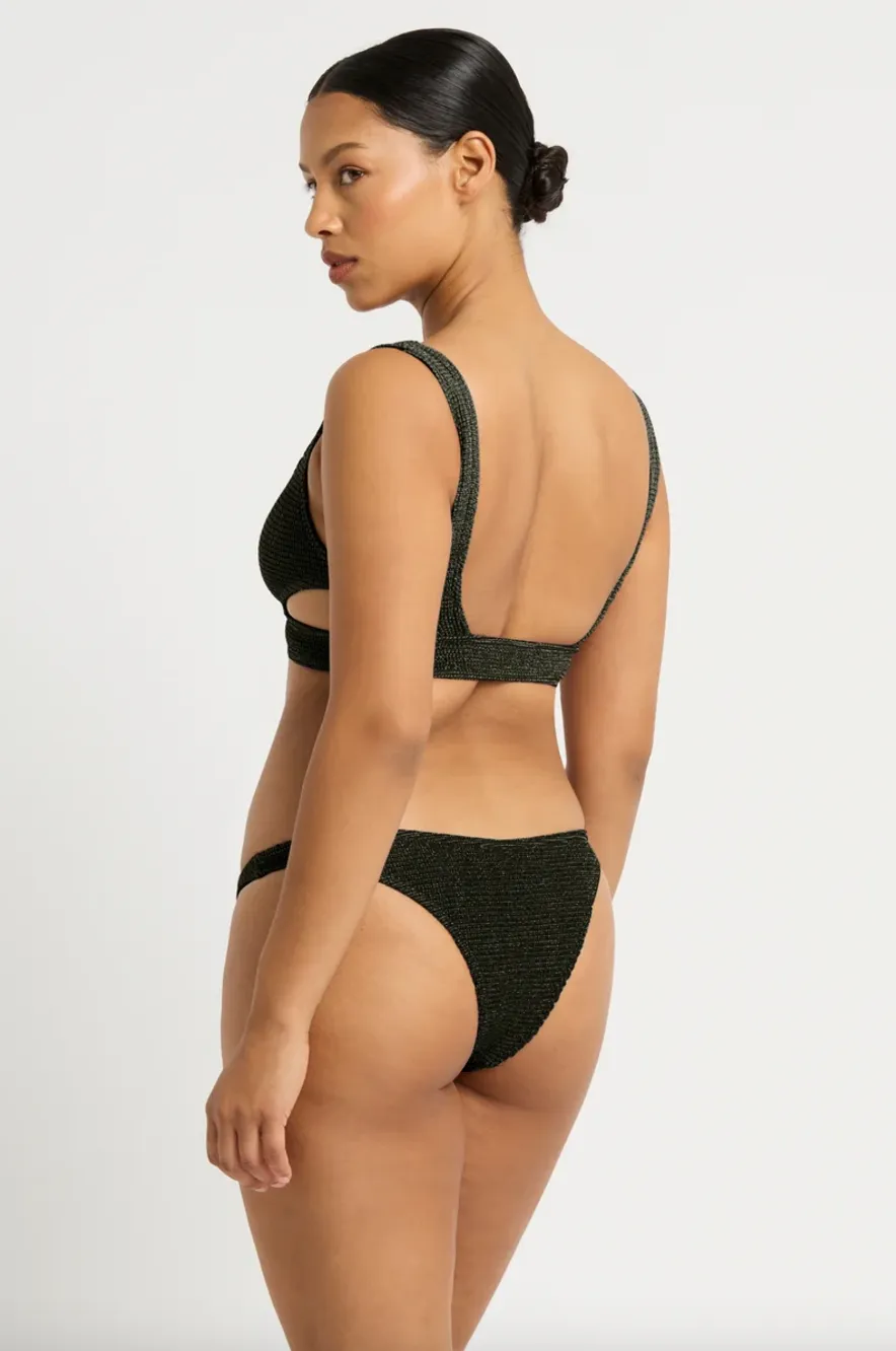 BOND-EYE VISTA BRIEF - CAVIAR LUREX