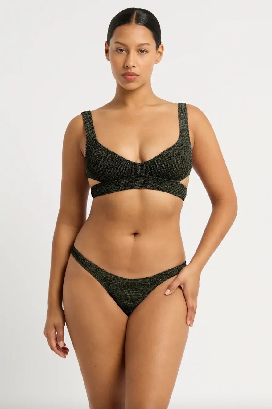 BOND-EYE VISTA BRIEF - CAVIAR LUREX