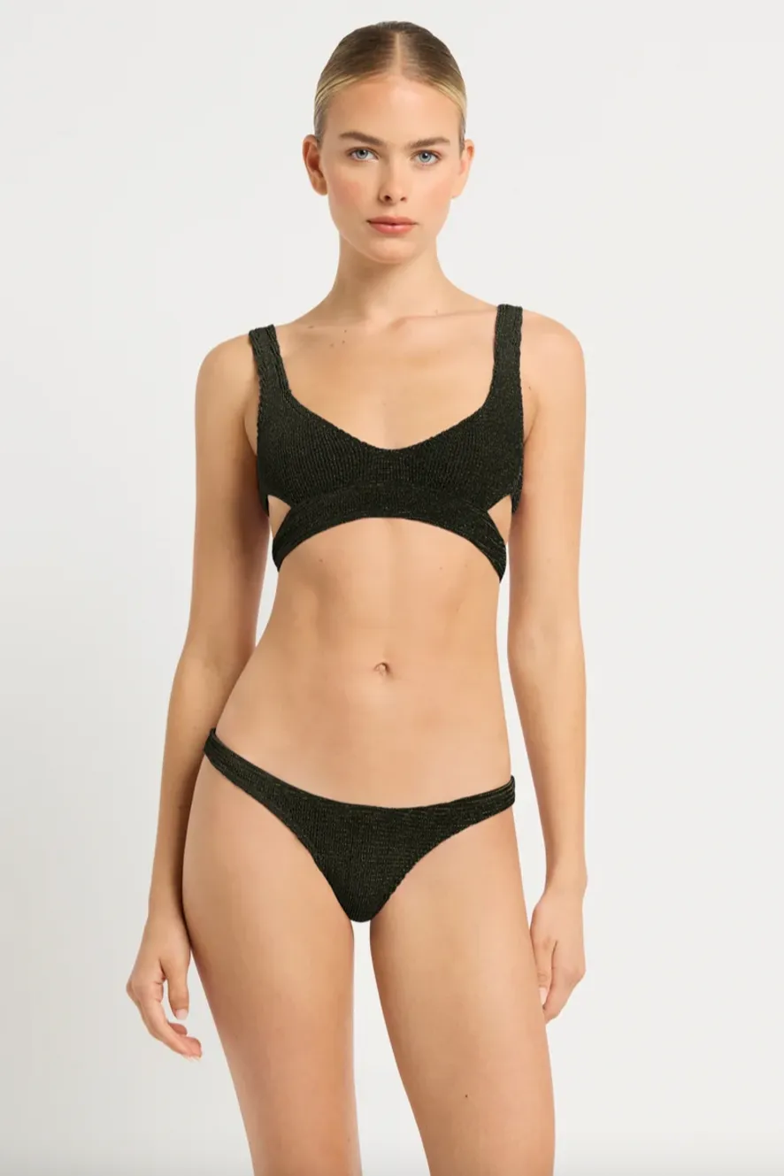 BOND-EYE VISTA BRIEF - CAVIAR LUREX