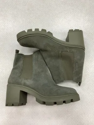 Boots Ankle Heels By Splendid In Green, Size:9