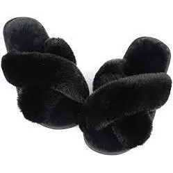 Bride and Bridesmaid Fluffy Slippers
