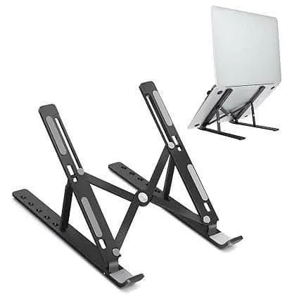 Coconut LS02 Laptop Stand Aluminum Body (6 Adjustable Stands,Black)