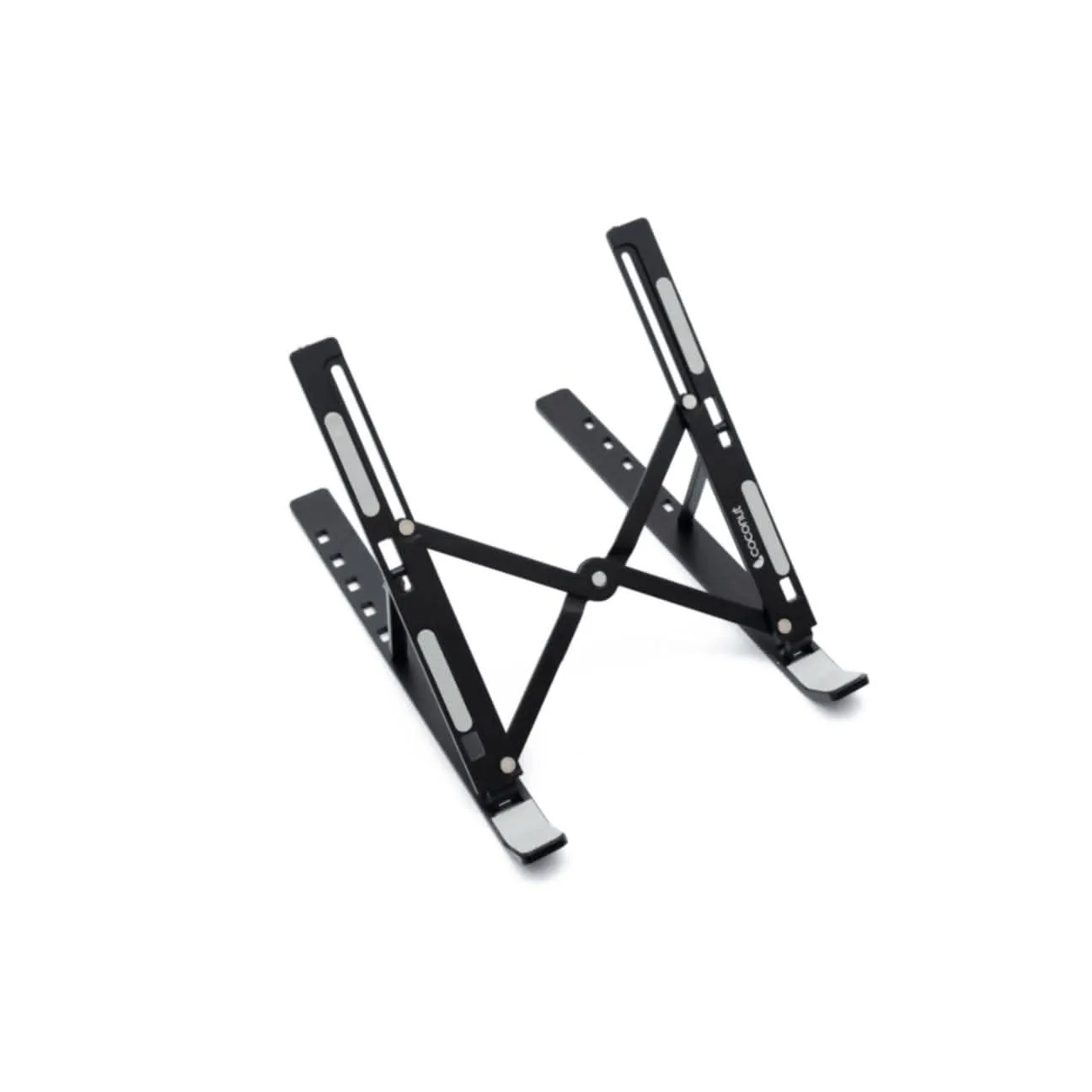 Coconut LS02 Laptop Stand Aluminum Body (6 Adjustable Stands,Black)