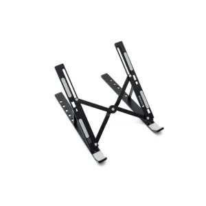 Coconut LS02 Laptop Stand Aluminum Body (6 Adjustable Stands,Black)