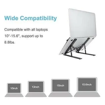 Coconut LS02 Laptop Stand Aluminum Body (6 Adjustable Stands,Black)