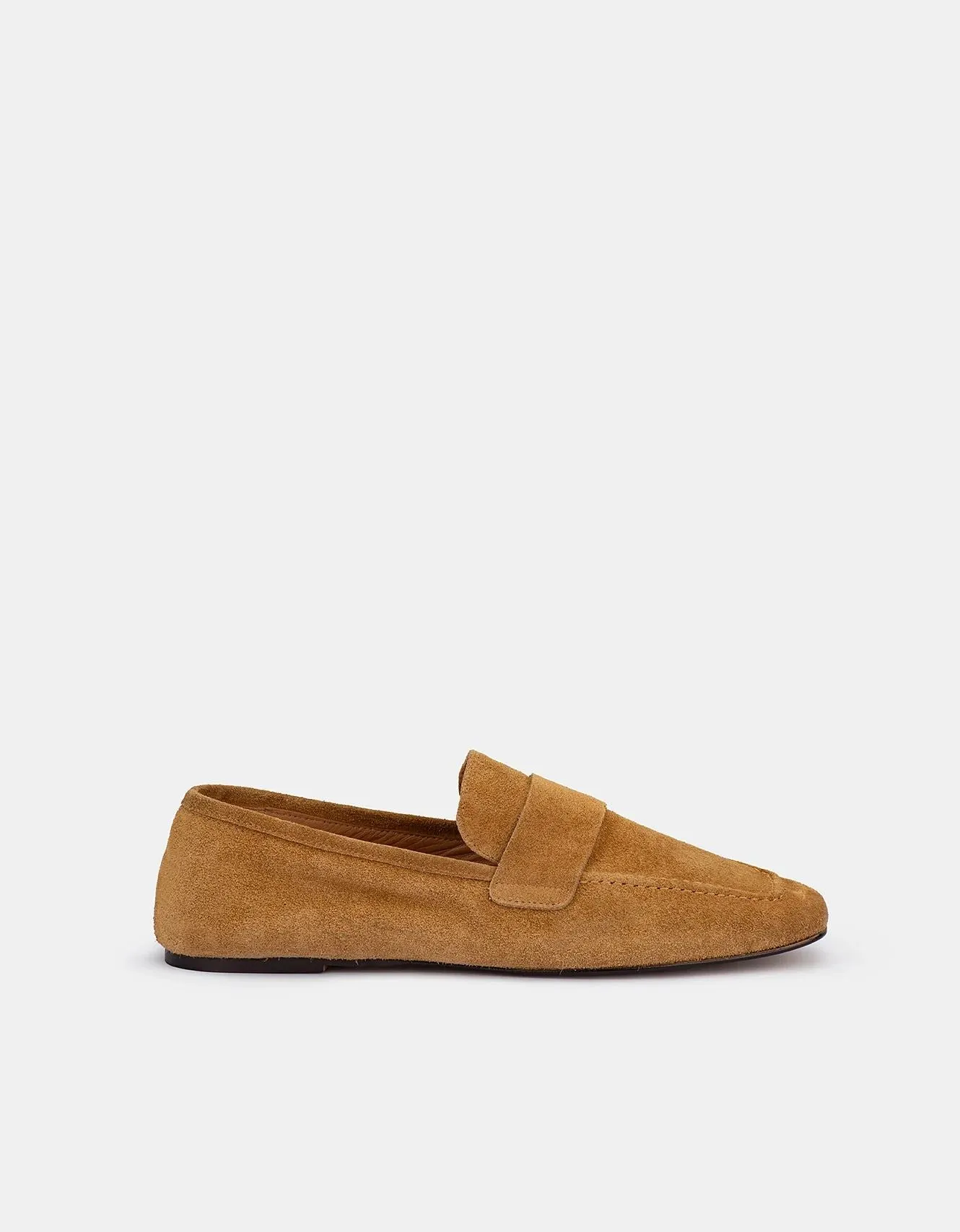 DOF STUDIOS Francesca Loafers - Tan Suede