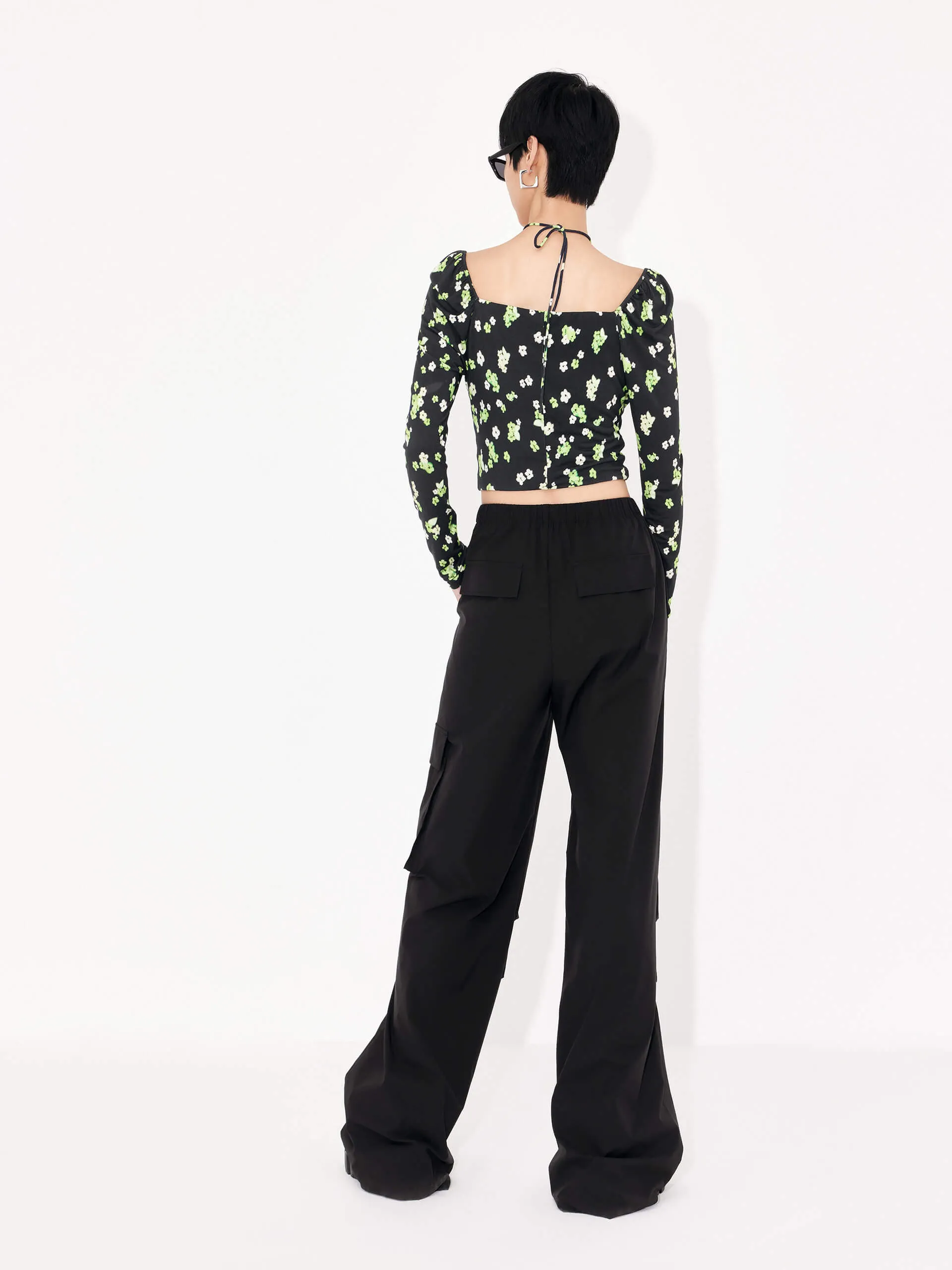 Drawstring Cargo Pants