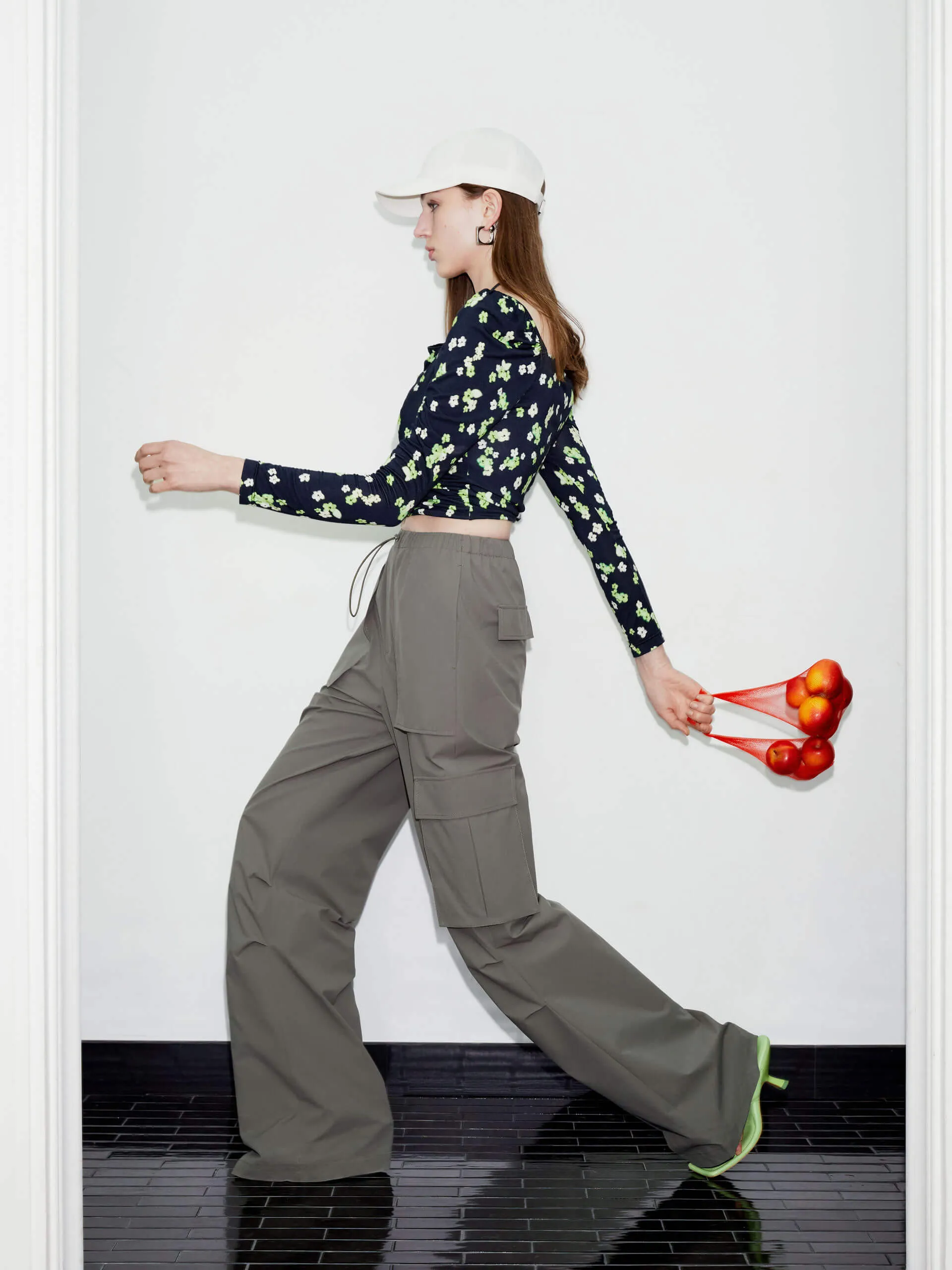 Drawstring Cargo Pants