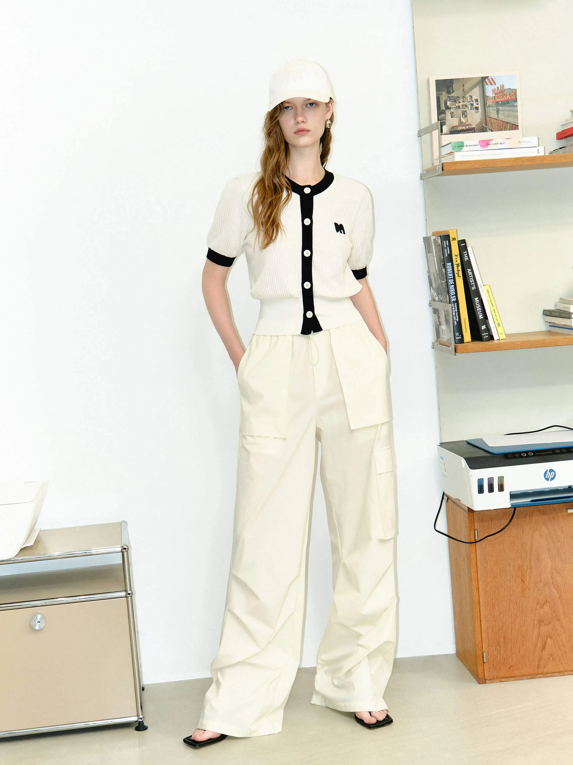 Drawstring Cargo Pants