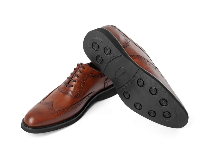 Dublin Antique Cognac Rubber Sole