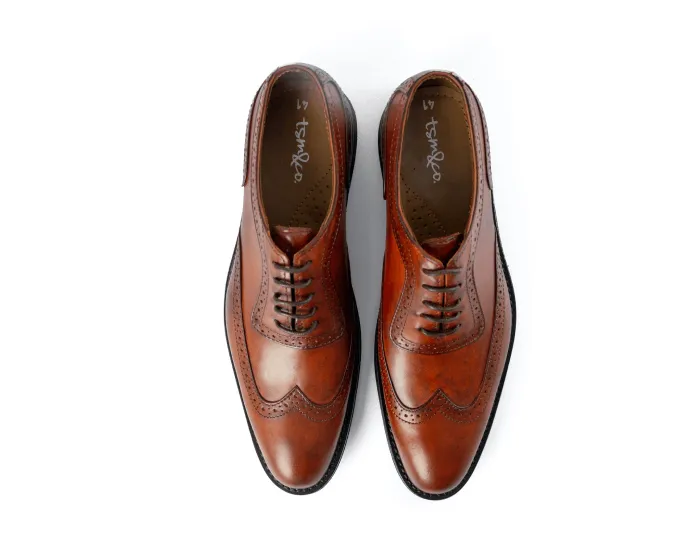 Dublin Antique Cognac Rubber Sole