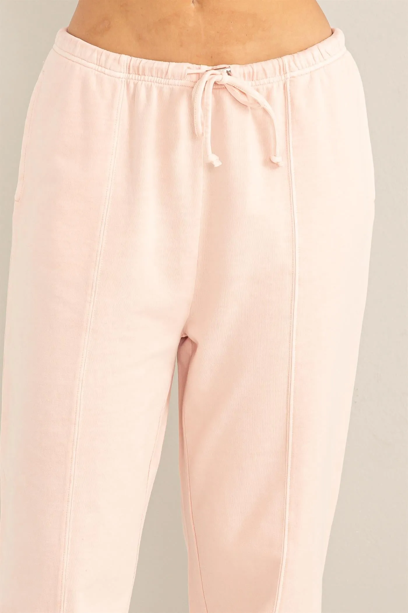 DZ24A123-High-waisted Drawstring Pants