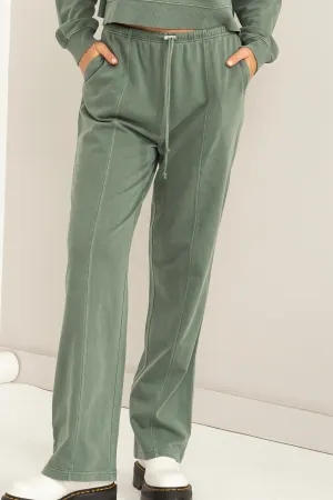DZ24A123-High-waisted Drawstring Pants