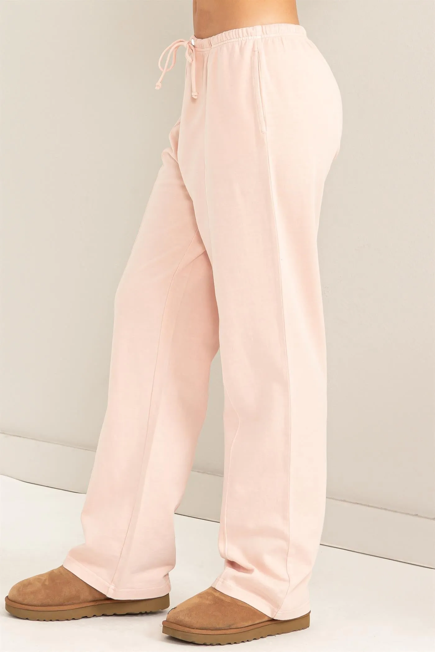 DZ24A123-High-waisted Drawstring Pants