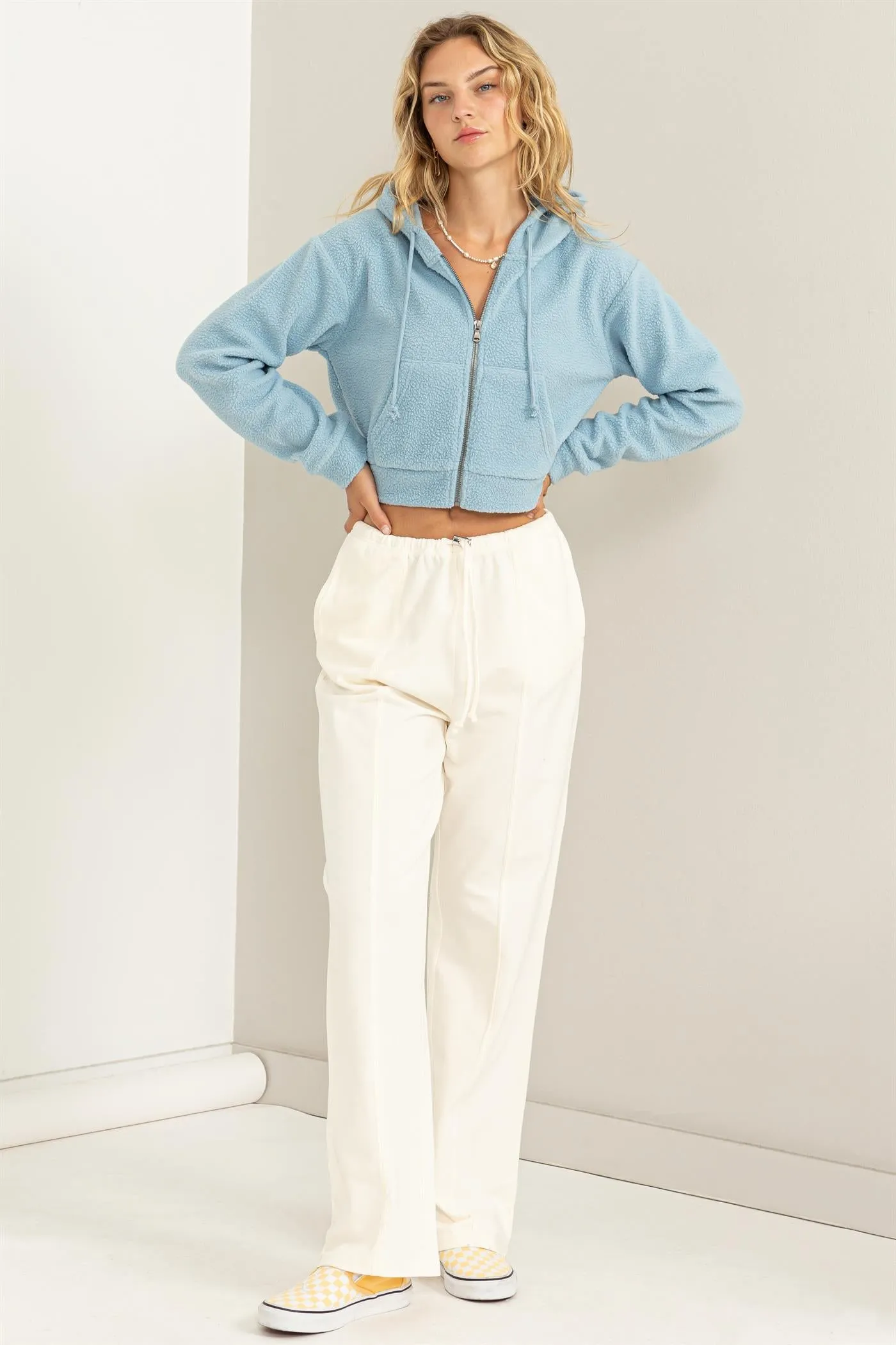 DZ24A123-High-waisted Drawstring Pants