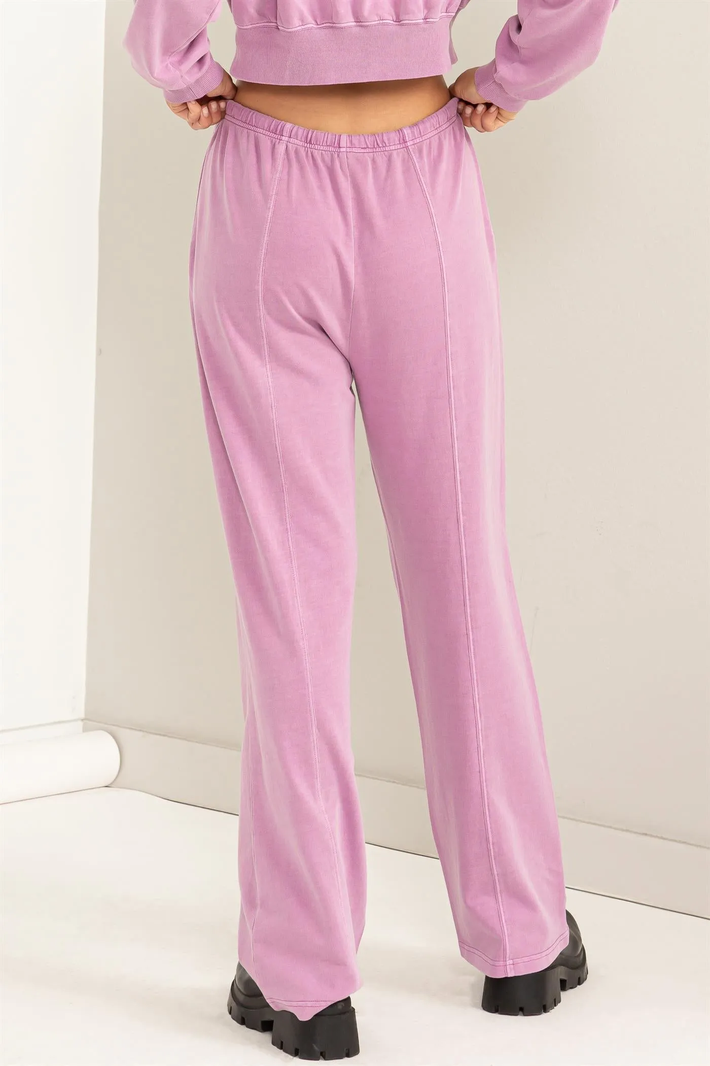 DZ24A123-High-waisted Drawstring Pants
