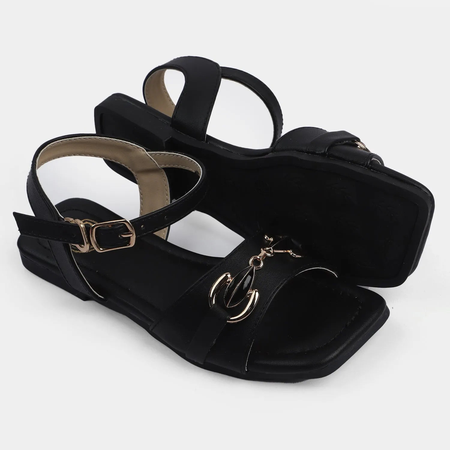 Girls Sandal U-K01-BLACK
