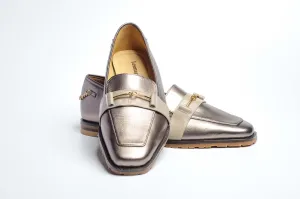 Gunmetal Loafers