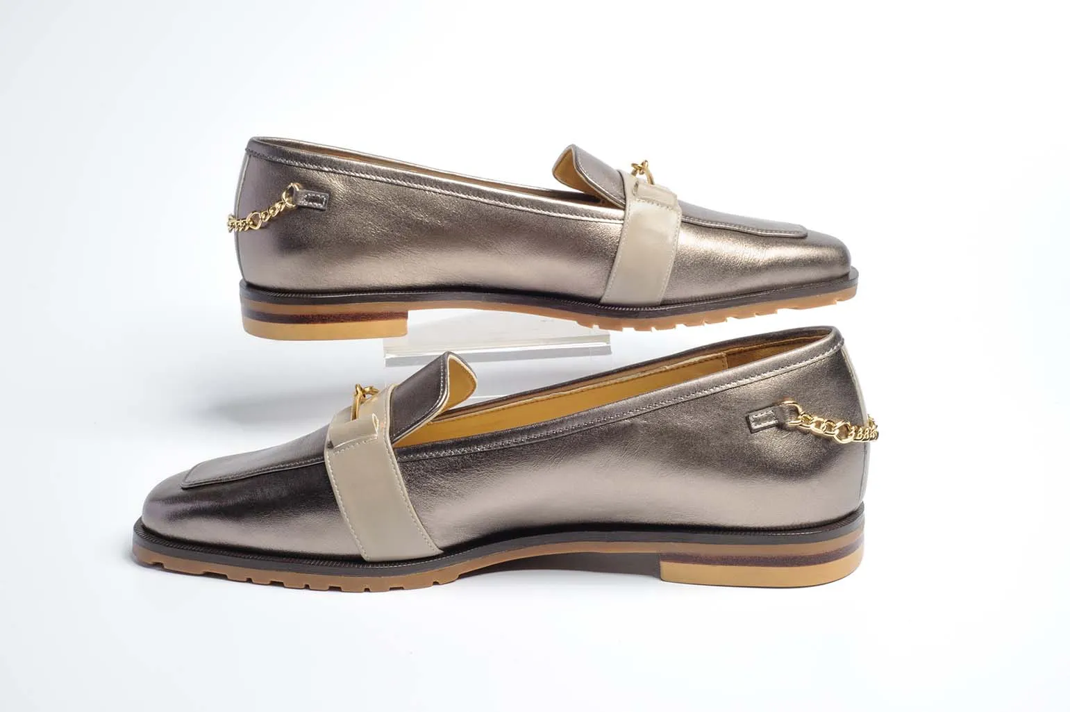 Gunmetal Loafers