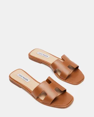 Hadyn Cognac Leather Sandal