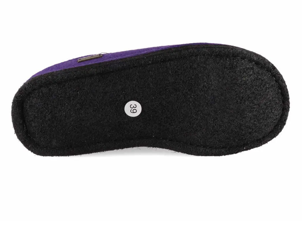HAFLINGER Women Slippers 'Flair Soft', purple
