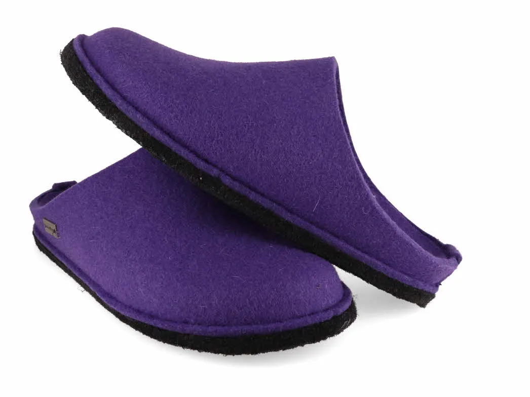 HAFLINGER Women Slippers 'Flair Soft', purple
