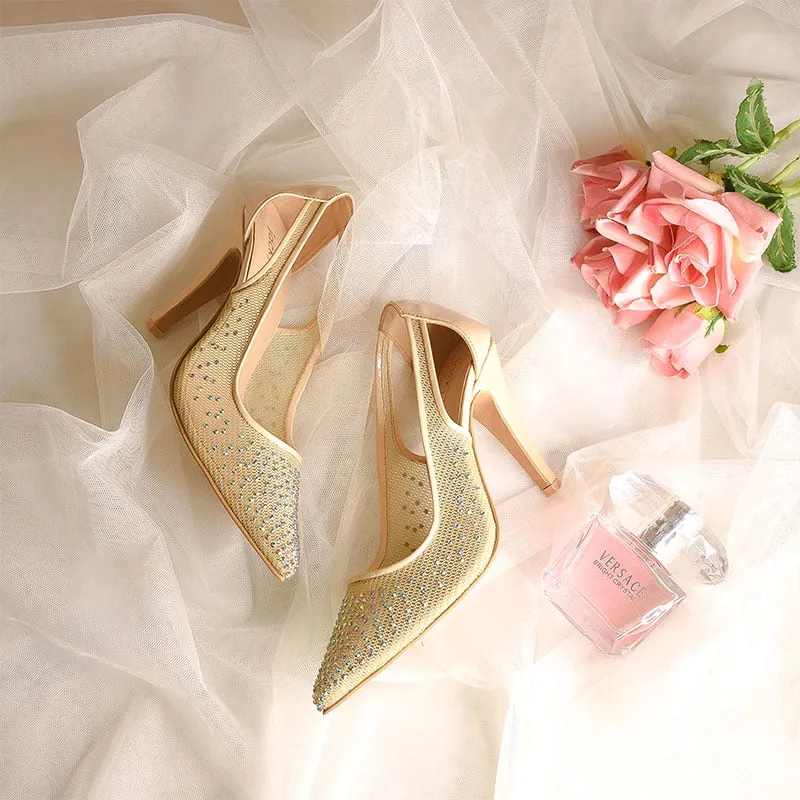 Heaven Heels Beige