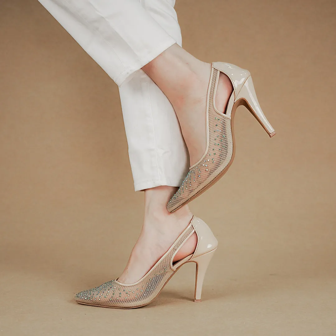 Heaven Heels Beige
