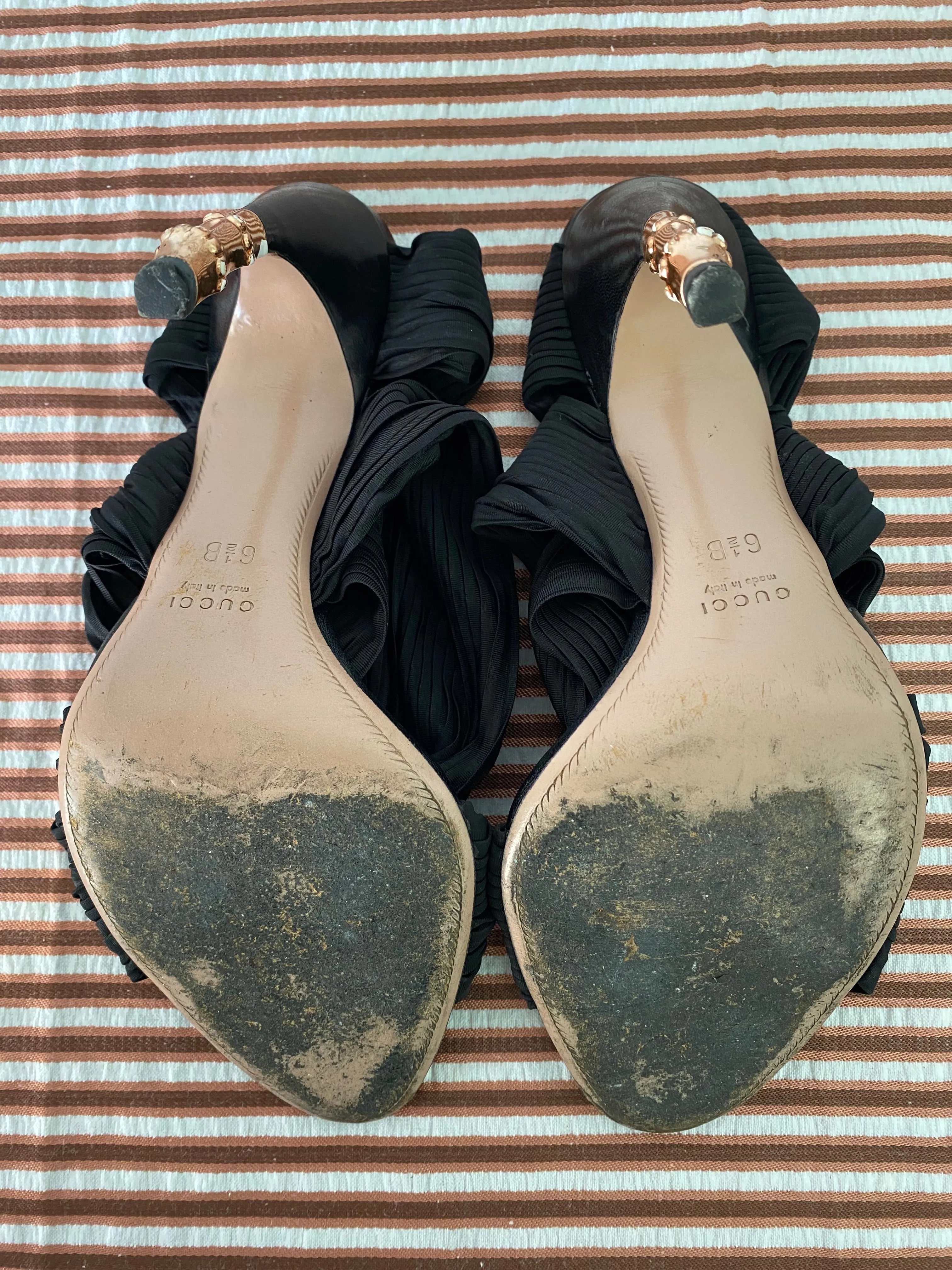 Iconic Tom Ford for Gucci Bamboo Heel Sandals