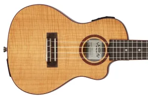 Lanikai FM-CETC Flame Maple Slimline Concert Ukulele w/ Pickup