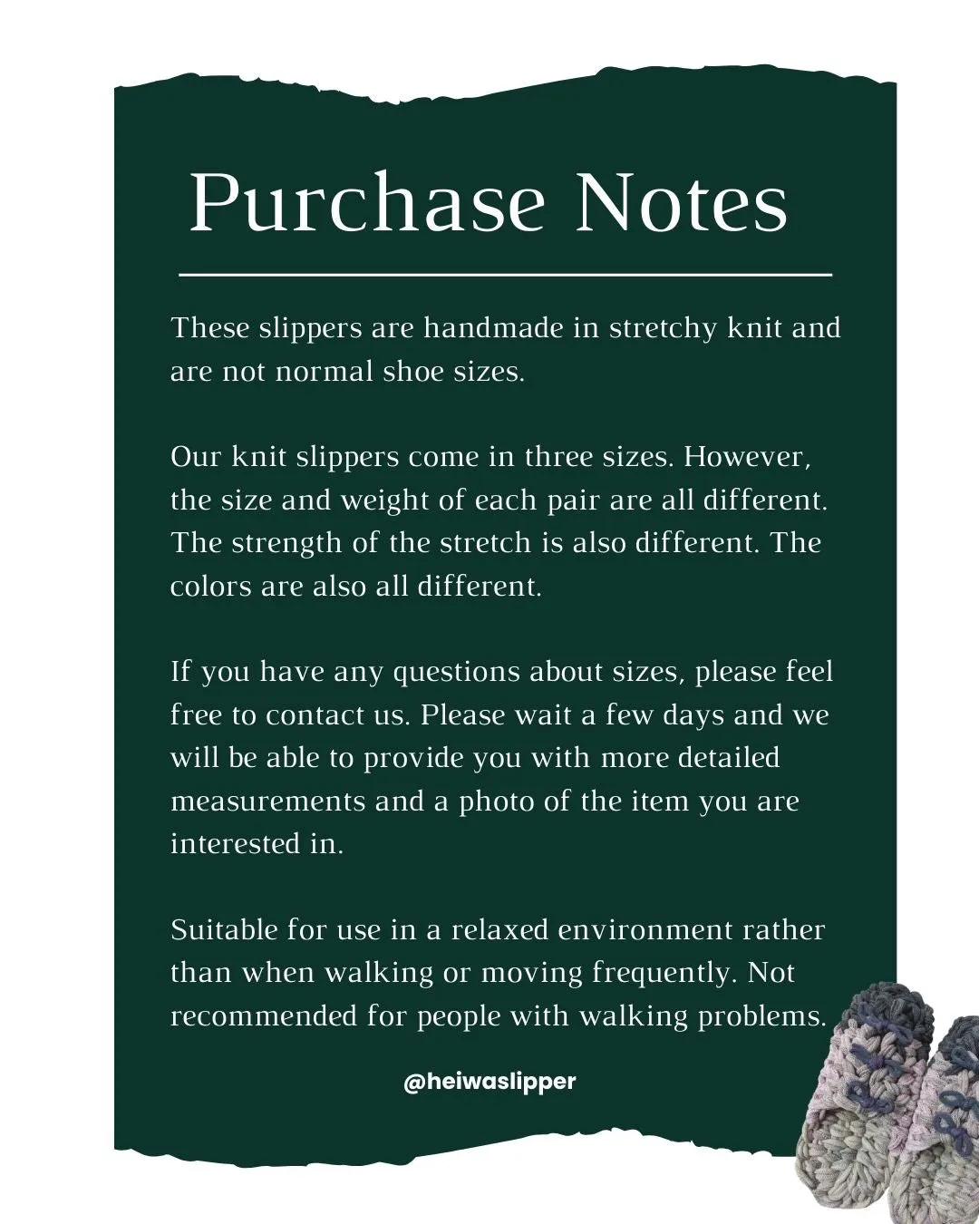 Large | Knit up-cycle slippers 2024-L66 [Large]